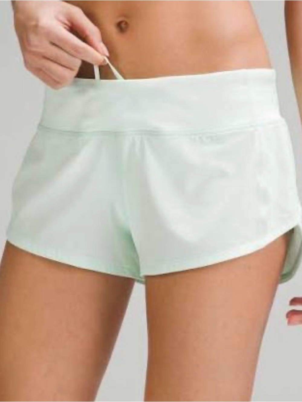 lululemon athletica Light Mint Athletic Shorts
